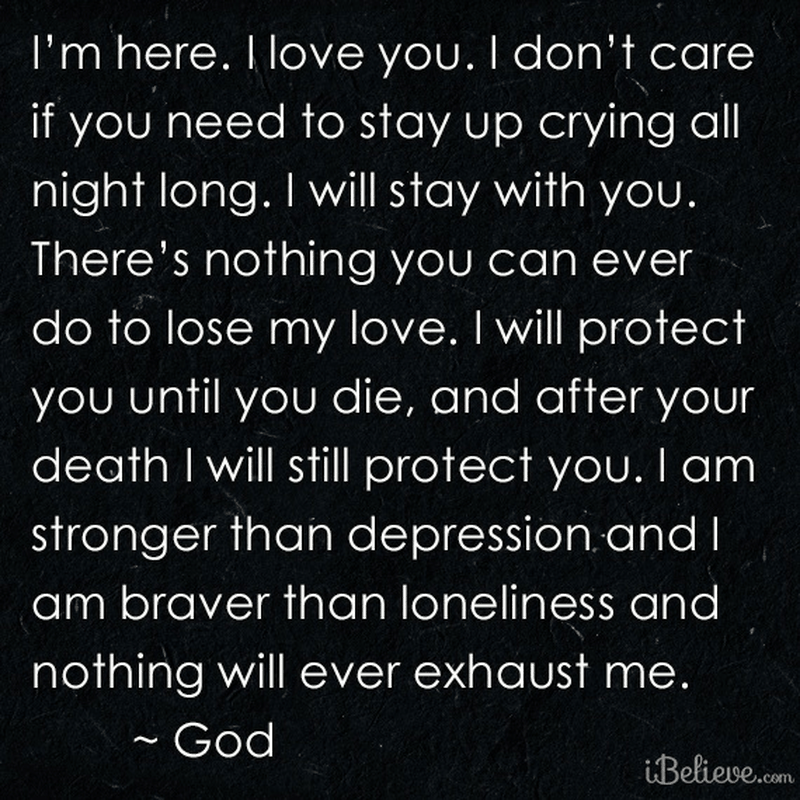 I m Here I Love You I Will Stay With You I m here i love you i will stay with you